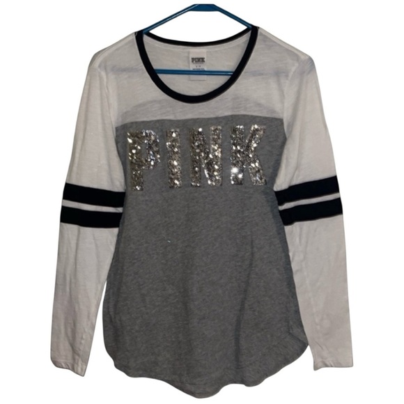 🌹PINK VS BLING TEE SHIRT - Picture 1 of 5